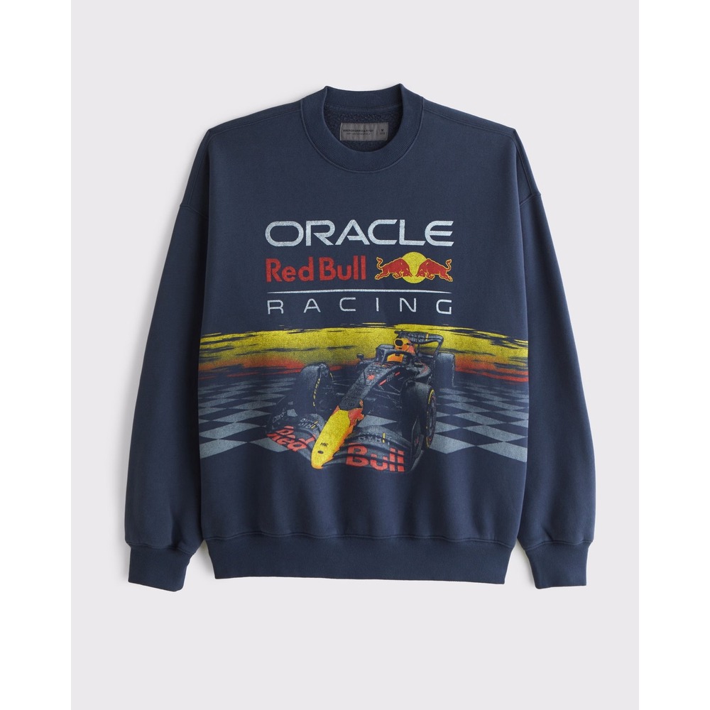 Abercrombie & Fitch Red Bull Racing Sweatshirt Medium Mens F1 NWT Oracle Graphic
